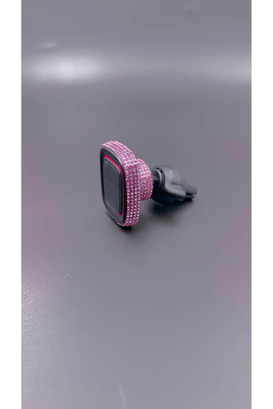 Taş Kaplamalı Mıknatıslı Araç İçi Telefon Tutucu Çift Kilit Sistemli - 2