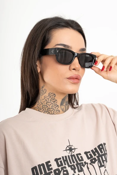 M Mazzanti Cateye Kare Yeni Sezon Unisex Güneş Gözlüğü UV400 - 2