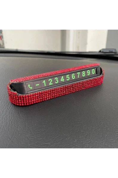 Gümüş Taş Kaplı Araç Içi Taşlı Numaratör - 4