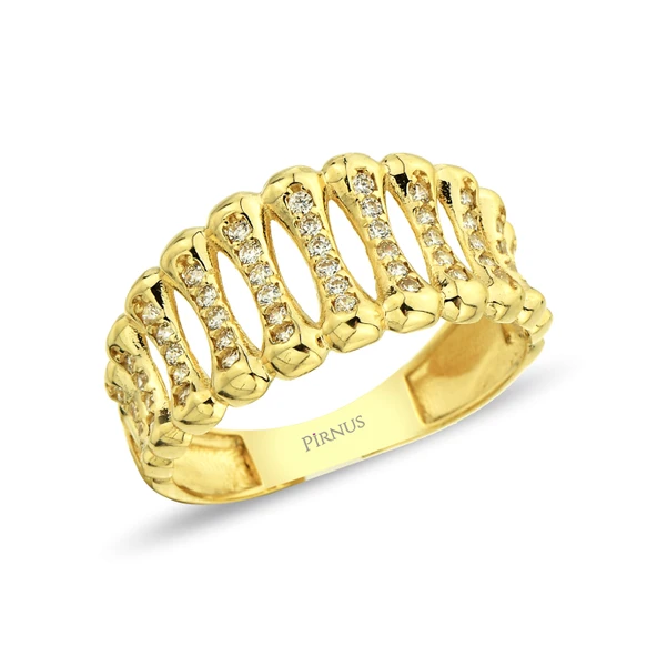 Altın Taşlı Yüzük ürün görseli