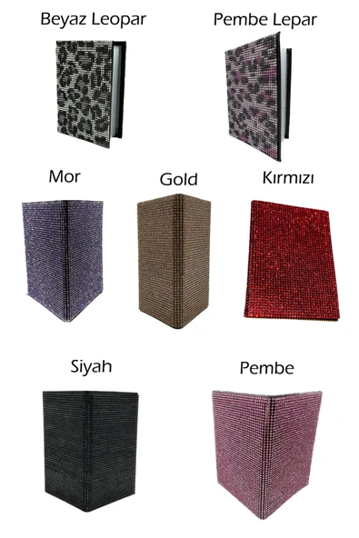 Taşlı Göz Alıcı Taşlı Ruhsat Kılıfı, Araç Aksesuarı - 3