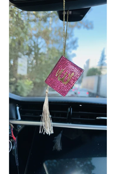 Taşlı Dikiz Aynası Allah Yazılı Kuran-ı Kerim