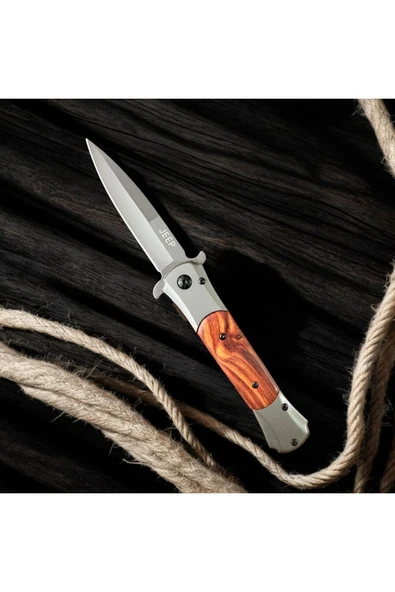 VAS.QUE Buck Ahşap Çelik Çakı - Resim 3