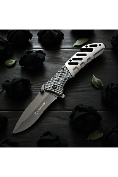 VAS.QUE Browning Carbon Çelik Çakı - Resim 6