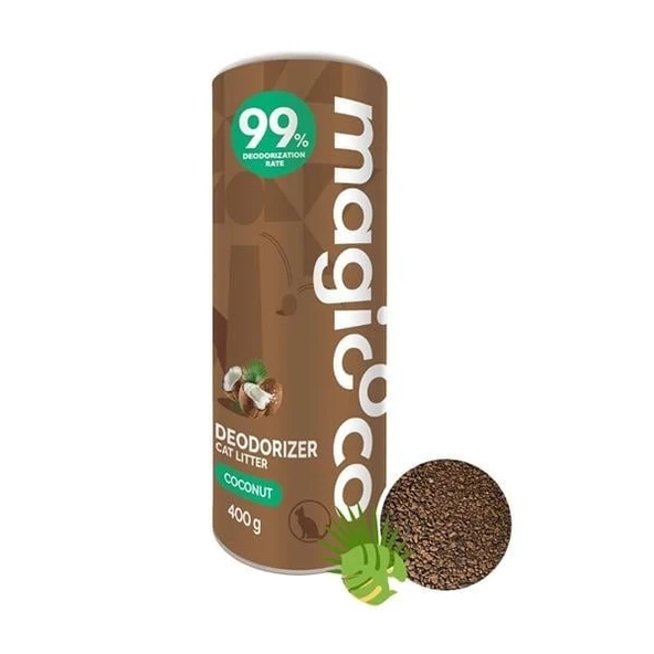 Bioline Magiccoco Hindistan Cevizli Kedi Kumu Koku Giderici 400 g ürün görseli 1