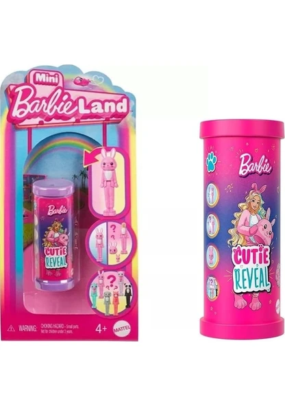 Barbie Mini Barbieland Cutie Reveal Bebek HYM25 Lisanslı Ürün ürün görseli 1