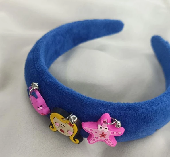 Taç Kız Çocuk Renkli Desenli Saç Aksesuarı - 3