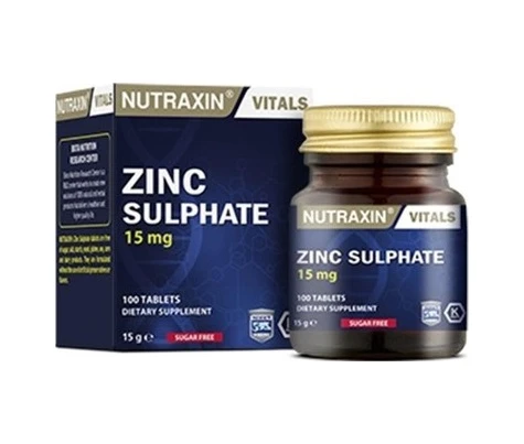 Nutraxin Zinc Sulphate 15 Mg 100 Tablet