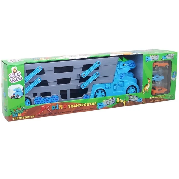 King Toys Dinazor Arabalı Yarış Pisti Tır Mavi ENG-182 ürün görseli