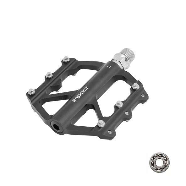 Impact CREEP Alüminyum Bisiklet Pedalı Tek Rulmanlı Siyah PDL-233 ürün görseli