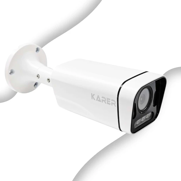 KR-IPC-B281-8W 8MP Metal Kasa Sesli Kayıtlı Gece Renkli Ip Güvenlik Kamerası - 4