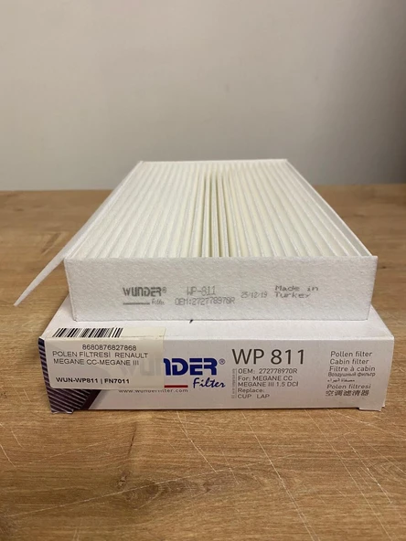 Wunder WP811 Polen Filtresi Renault Fluence 1.5dcı / Renault Megane 3 272773488R
