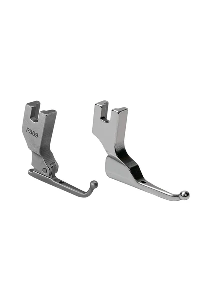 Boncuklu, Taşlı ve Pullu Kumaşlara Uygun Sanayi Tipi Gelinlikçi Düz Dikiş Ayağı 2’li Set ürün görseli 1