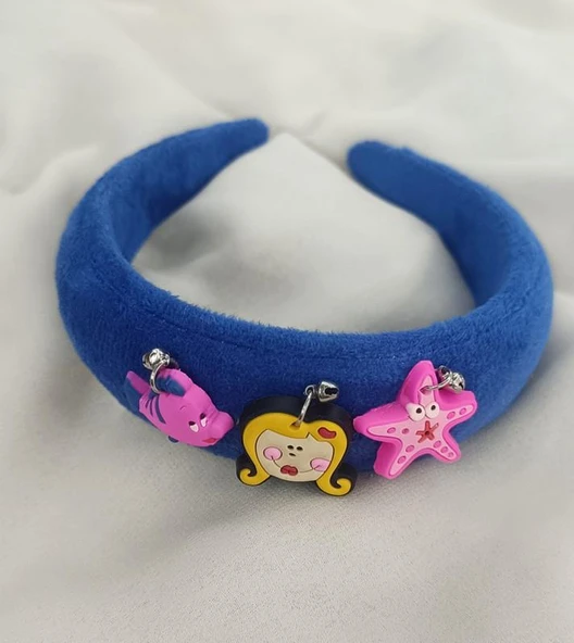 Taç Kız Çocuk Renkli Desenli Saç Aksesuarı - 2