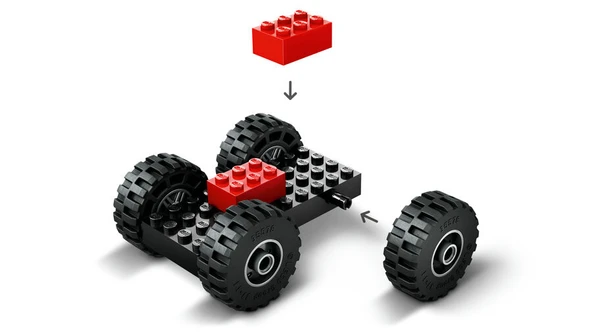 LEGO® City Sarı Tekerlekli İnşaat Yükleyicisi - 60450 - Resim 6