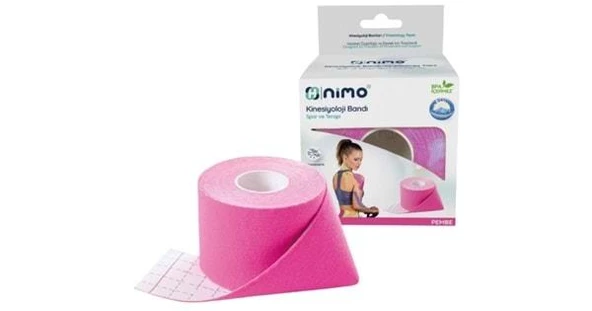 Nimo Kinesiyoloji Bandı 5cmx5m Pembe ürün görseli 1