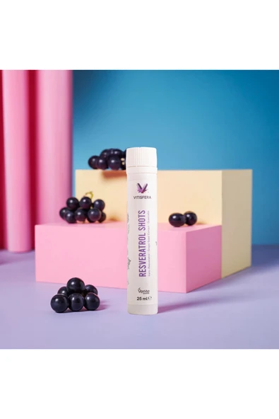 Vitisfera Resveratrol Shot Orman Meyveleri Aromalı 20x25 ml - Resim 2