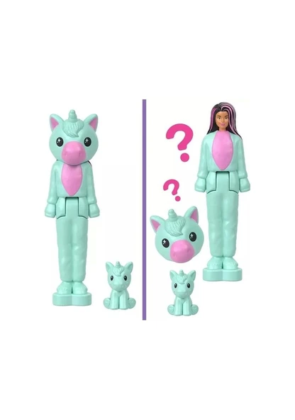 Barbie Mini Barbieland Cutie Reveal Bebek HYM25 Lisanslı Ürün - Resim 8