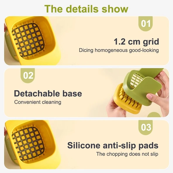 Multifonksiyon Sebze Meyve Doğrayıcı - Resim 4