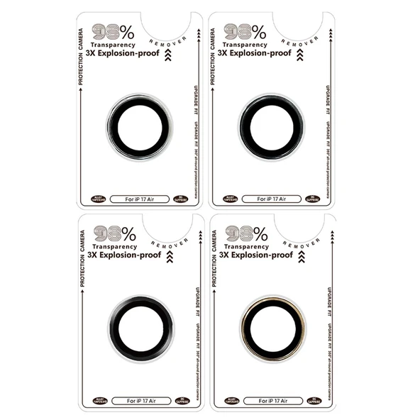 BİNANO IPHONE 17 AIR SAFİR SİLVER KAMERA KORUYUCU - 2