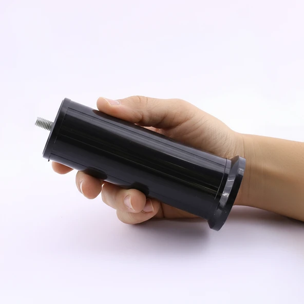 Keson 8 Adet 15 cm Siyah Plastik Mobilya Baza Tv Ünitesi Yükseltme Ayağı Robot Süpürge Uyumlu - Resim 5