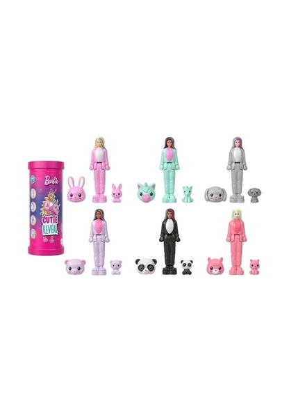Barbie Mini Barbieland Cutie Reveal Bebek HYM25 Lisanslı Ürün - Resim 10