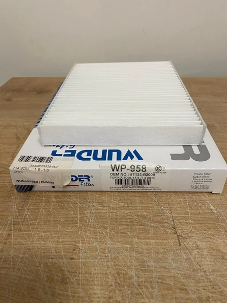 Wunder WP958 Polen Filtresi Kia Soul 1.6 CRDİ 1.6 46723331 77362394 97133B2000