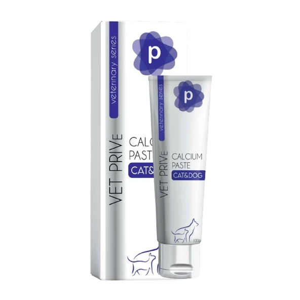 Vet Prive Kedi Ve Köpek Kalsiyum Destekleyici Pasta 100 Gr. - 3