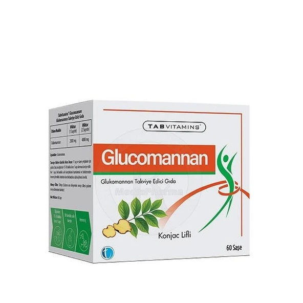 Tab Vitamins GLUCOMANNAN 60 Saşe ürün görseli