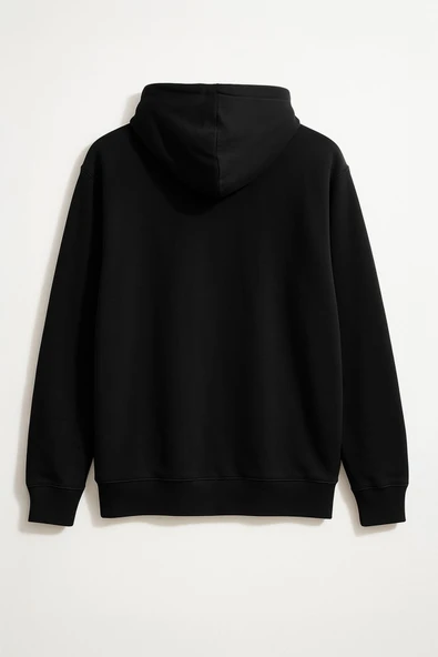Kadın Kapüşonlu Cepli Sweatshirt - Resim 4