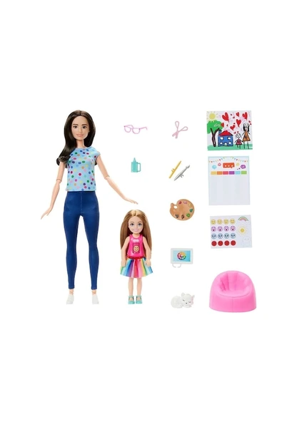 Barbie ve Chelsea Sanat Atölyesi Oyun Seti HRG48 Lisanslı Ürün - Resim 2