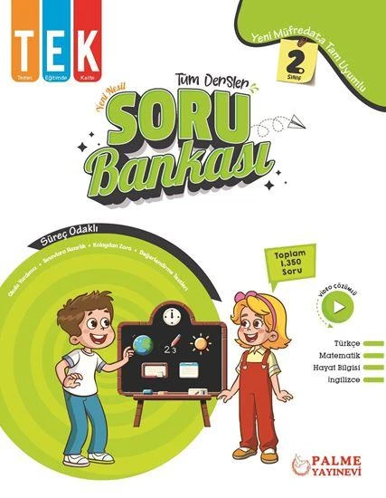 2.sınıf Tüm Dersler Soru Bankası 2026 ürün görseli 1