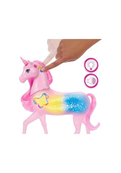 Barbie Sparkle Lıghts Unicorn JCP78 Lisanslı Ürün - Resim 4