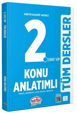 2. Sınıf Tüm Dersler Konu Anlatımlı Vip Mavi 2026 ürün görseli 1