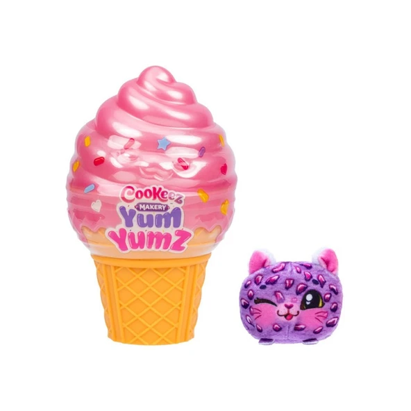 CKE07000 Cookeez Makery Yum Yumz Dondurma Tekli Paket Kokulu Peluş - Resim 6