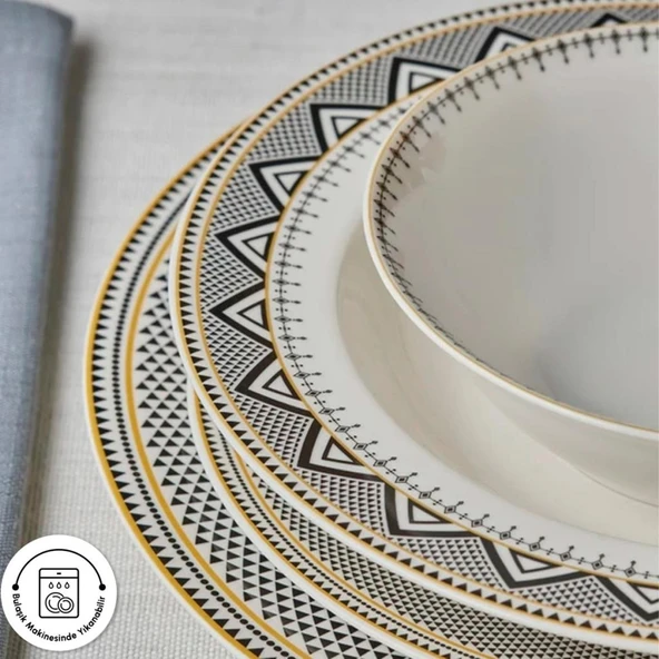 Karaca Globe 24 Parça 6 Kişilik Yemek Takımı - 10