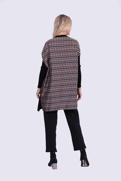 İNVEE Mendil Tunik SİYAH 6252 - Resim 2