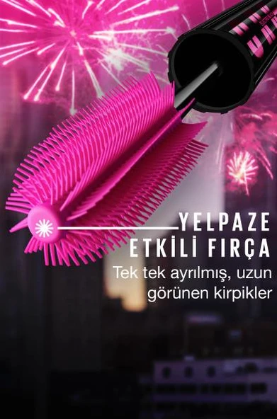 Maybelline New York Lash Sensational Firework Electroblack Maskara - 3