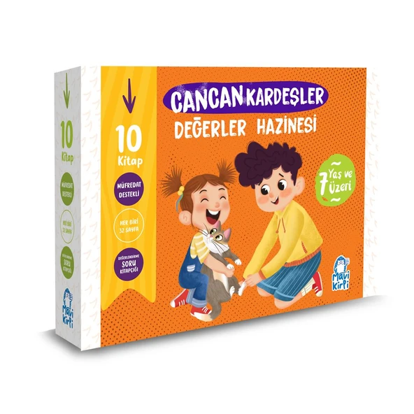 2. Sınıf Cancan Kardeşler Değerler Hazinesi - Seti (10 Kitap) ürün görseli 1