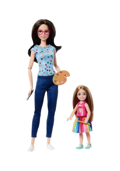 Barbie ve Chelsea Sanat Atölyesi Oyun Seti HRG48 Lisanslı Ürün - Resim 3