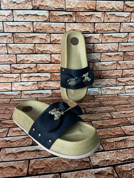 MANTAR TABAN GÜNLÜK KADIN TERLİK SİYAH ürün görseli