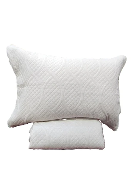 TAYTÜYÜ NUBUK YATAK ÖRTÜSÜ ÇİFT KİŞİLİK TOSKANA EKRU - Resim 2