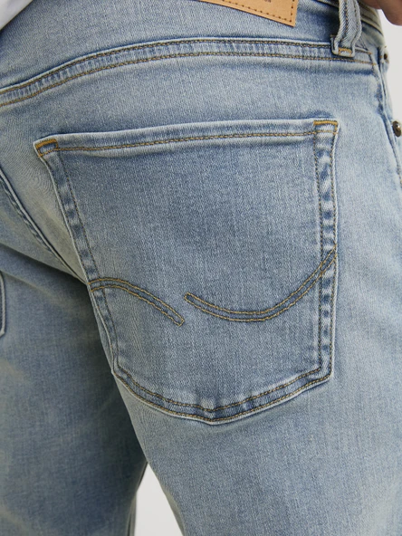 JACK JONES Glenn Model Dar Kesim Erkek Kot Pantolon 12269466 - Resim 8