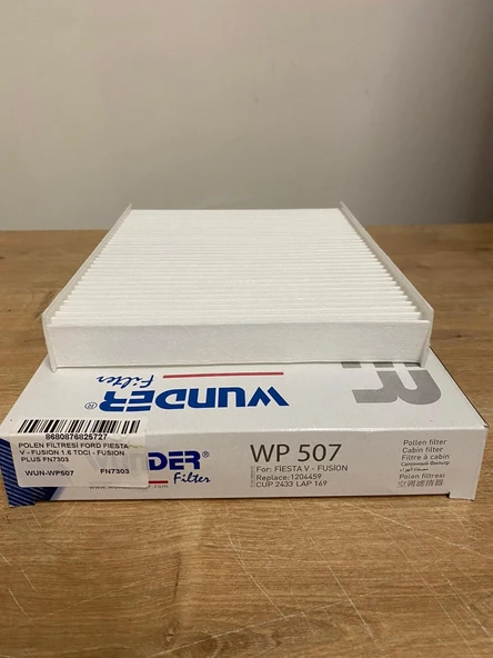Wunder WP507 Polen Filtresi Ford FIESTA V 1.3 1.4 TDCI FUSION 1.4 TDCI 1.6 TDCI