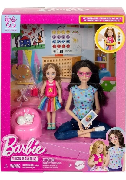 Barbie ve Chelsea Sanat Atölyesi Oyun Seti HRG48 Lisanslı Ürün ürün görseli