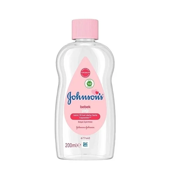 Johnsons Baby Bebek Yağı 200 ml ürün görseli