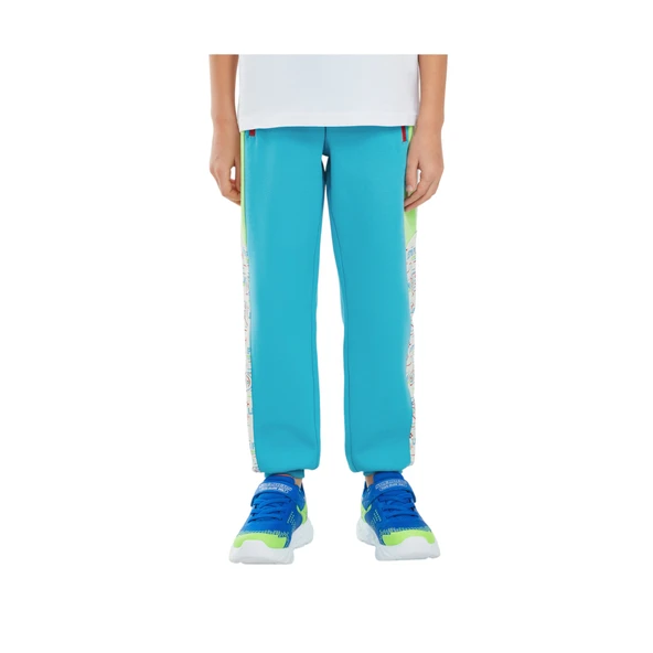 2xı-lock B Jogger Sweatpant Büyük Erkek Çocuk Mavi Eşofman Altı Sk241077-420 - Resim 3