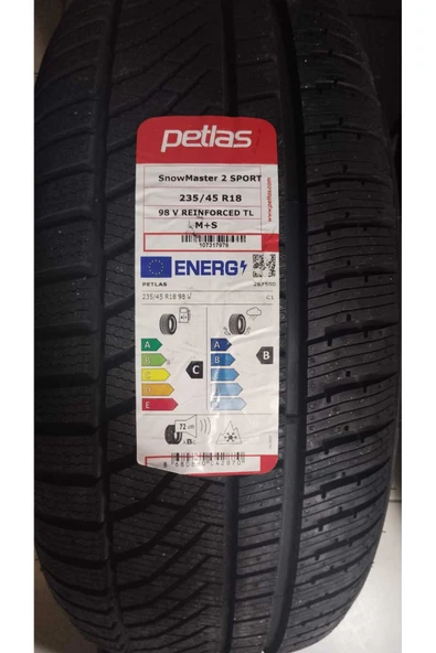 235/45 R18 TL 98V REINF. SNOWMASTER 2 SPORT KIŞ LASTİĞİ 2025 ÜRETİM ürün görseli 1