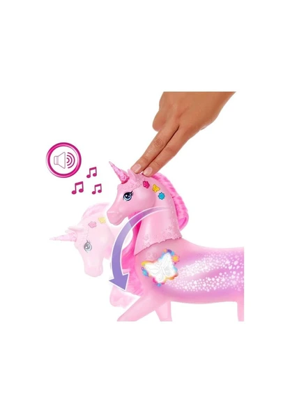 Barbie Sparkle Lıghts Unicorn JCP78 Lisanslı Ürün - Resim 5