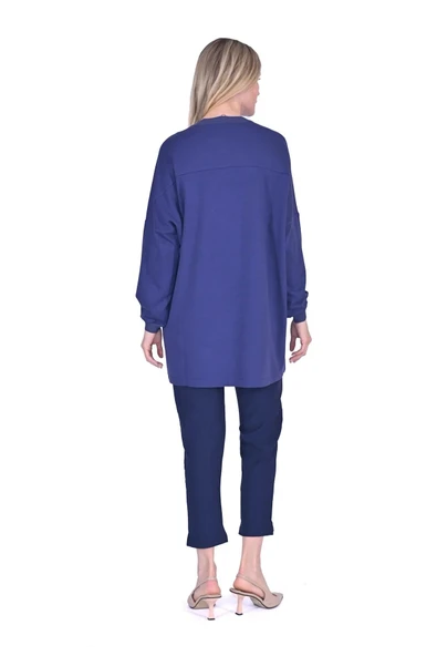 invee Basıc Tunik indigo 6977 - Resim 2